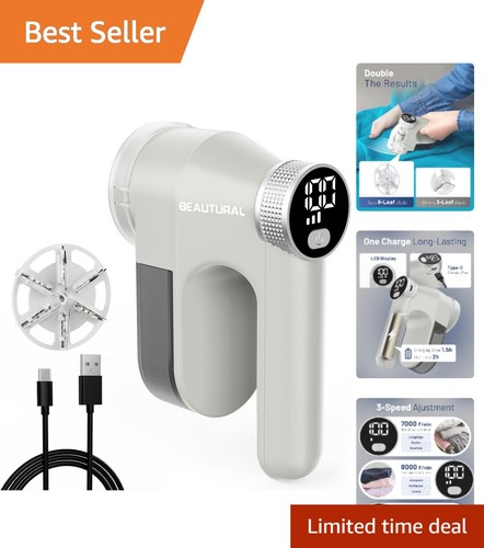 Rechargeable fabric shaver - fabric, 3
